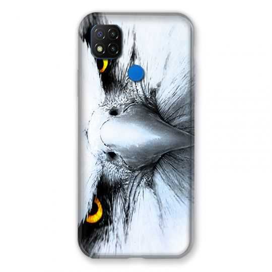Coque Pour Xiaomi Redmi 9C Aigle Royal Blanc