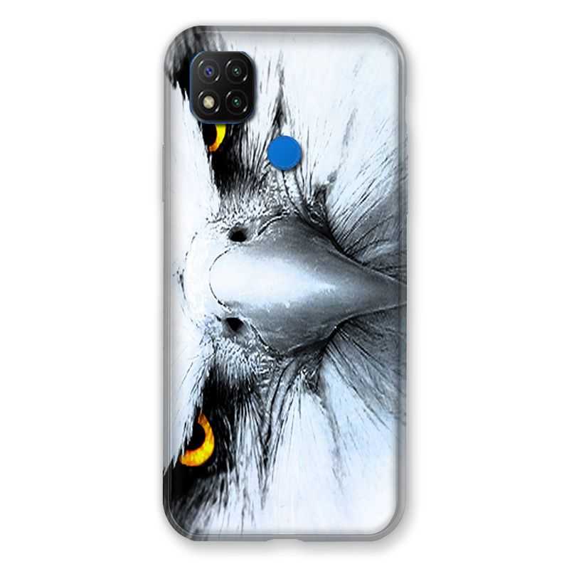 Coque Pour Xiaomi Redmi 9C Aigle Royal Blanc