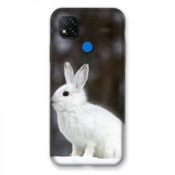 Coque Pour Xiaomi Redmi 9C Lapin Blanc