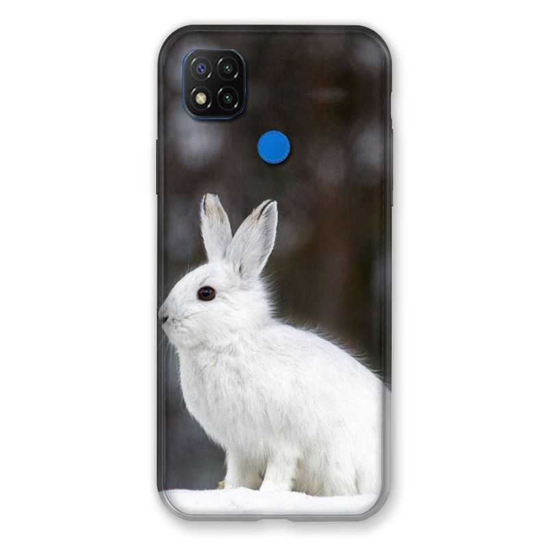 Coque Pour Xiaomi Redmi 9C Lapin Blanc