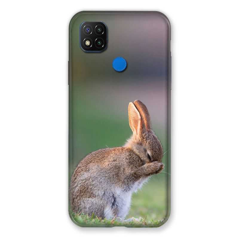 Coque Pour Xiaomi Redmi 9C Lapin Marron