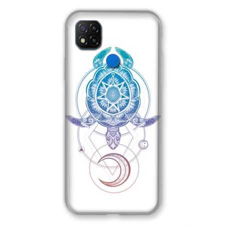 Coque Pour Xiaomi Redmi 9C Animaux Maori Tortue Color