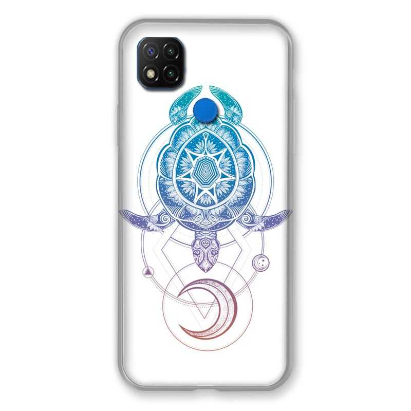 Coque Pour Xiaomi Redmi 9C Animaux Maori Tortue Color