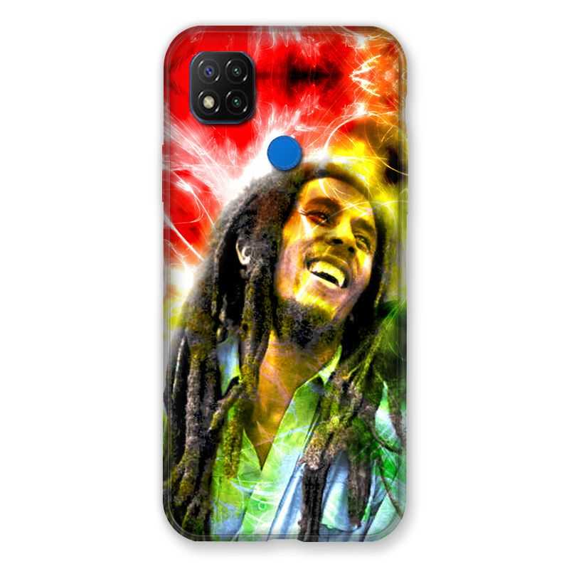 Coque Pour Xiaomi Redmi 9C Bob Marley Color