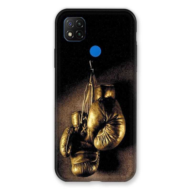 Coque Pour Xiaomi Redmi 9C Boxe Gant Vintage