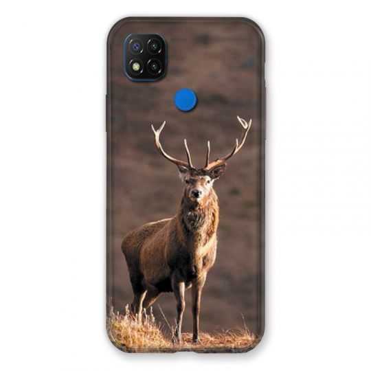 Coque Pour Xiaomi Redmi 9C Chasse Chevreuil Blanc