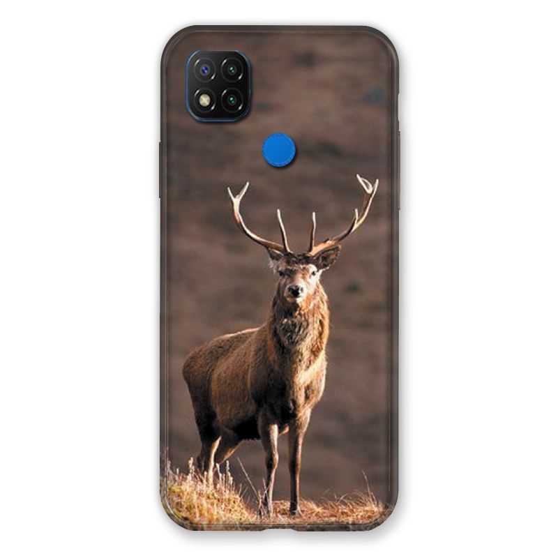 Coque Pour Xiaomi Redmi 9C Chasse Chevreuil Blanc