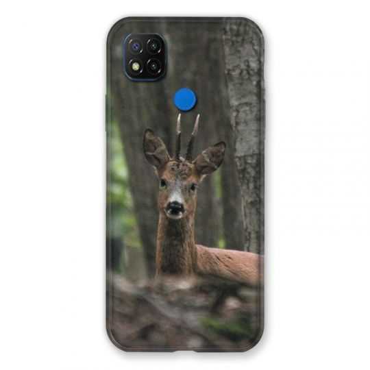 Coque Pour Xiaomi Redmi 9C Chasse Chevreuil Bois