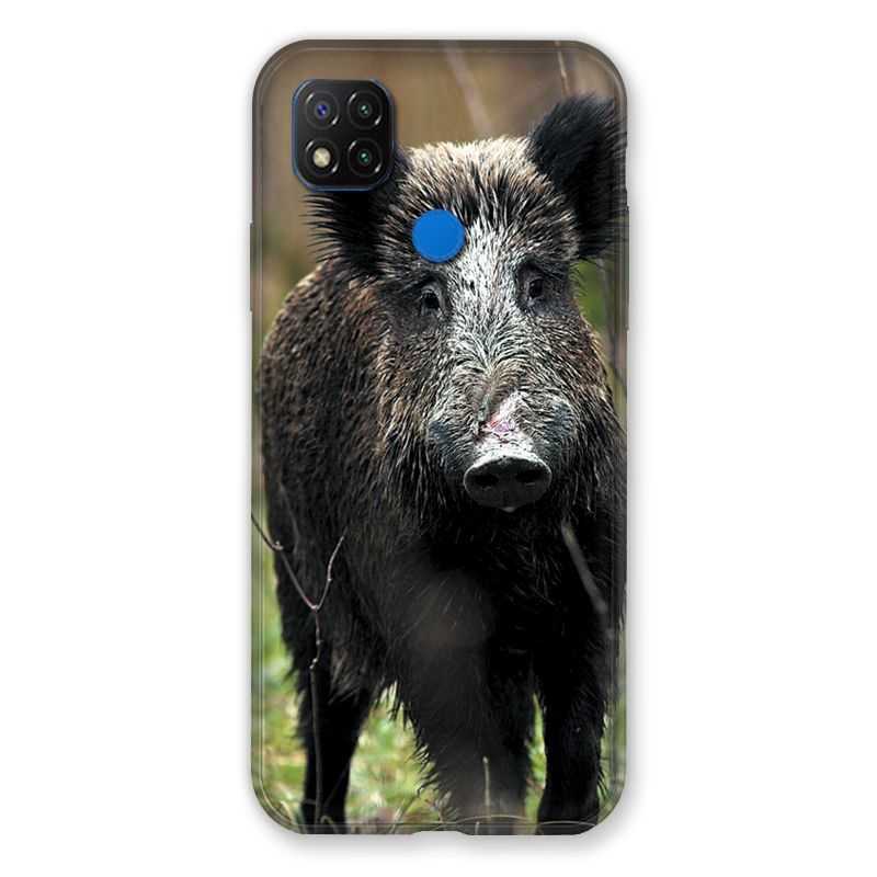 Coque Pour Xiaomi Redmi 9C Chasse Sanglier bois