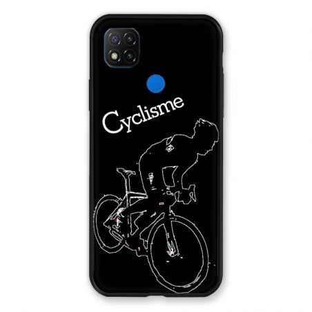 Coque Pour Xiaomi Redmi 9C Cyclisme Ombre Blanche
