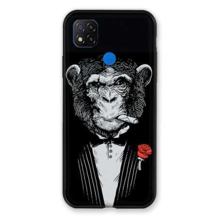 Coque Pour Xiaomi Redmi 9C Decale Singe Mafia