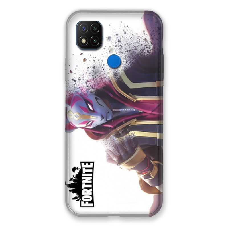 Coque Pour Xiaomi Redmi 9C Fortnite Blanc