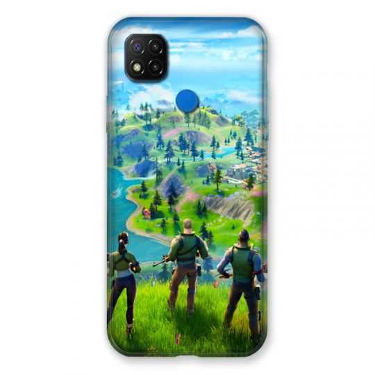 Coque Pour Xiaomi Redmi 9C Fortnite Map
