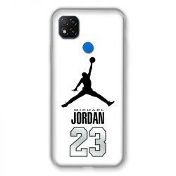 Coque Pour Xiaomi Redmi 9C Jordan 23 Blanc