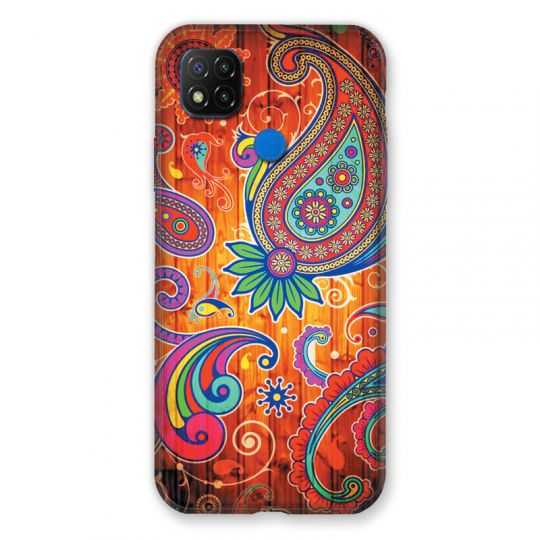 Coque Pour Xiaomi Redmi 9C Fleur Psychedelic