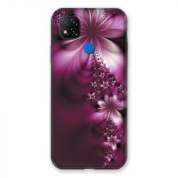 Coque Pour Xiaomi Redmi 9C Fleur Violette Montante
