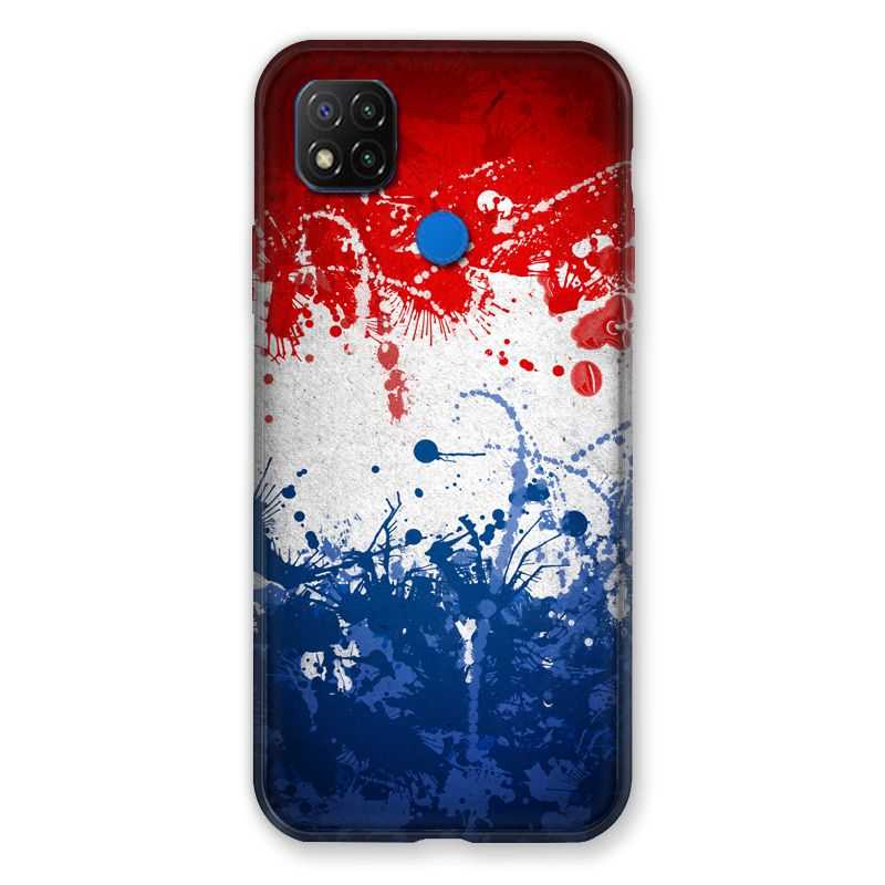 Coque Pour Xiaomi Redmi 9C France Eclaboussure