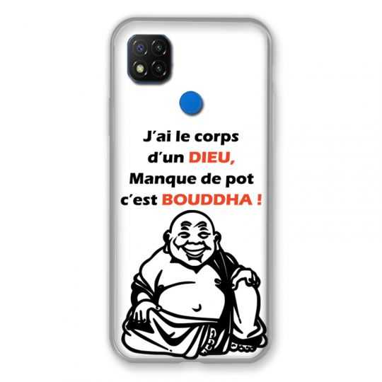 Coque Pour Xiaomi Redmi 9C Humour Bouddha