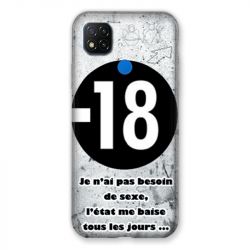 Coque Pour Xiaomi Redmi 9C Humour 18 Ans
