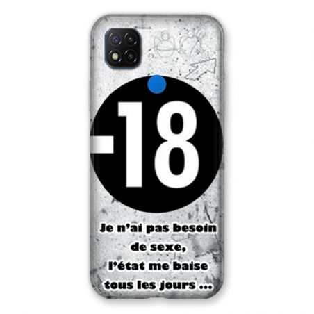 Coque Pour Xiaomi Redmi 9C Humour 18 Ans