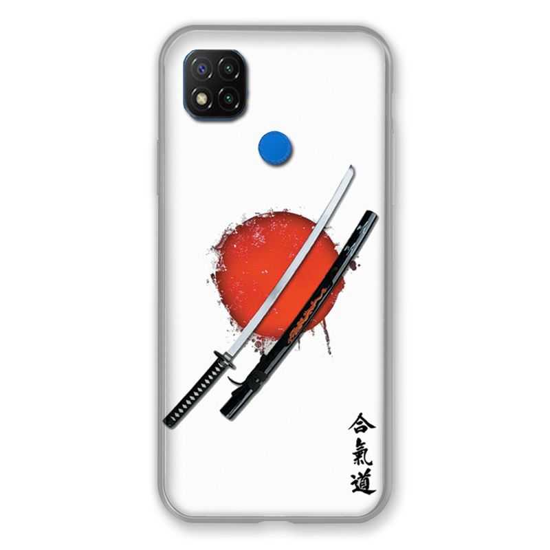 Coque Pour Xiaomi Redmi 9C Japon Epée