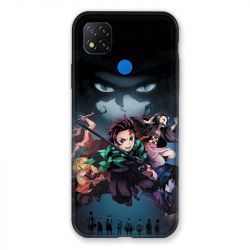 Coque Pour Xiaomi Redmi 9C Manga Demon Slayer Noir