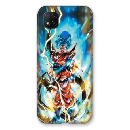 Coque Pour Xiaomi Redmi 9C Manga Dragon Ball Sangoku Blanc