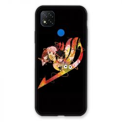 Coque Pour Xiaomi Redmi 9C Manga Fairy Tail Logo Noir