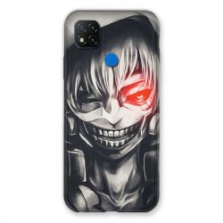 Coque Pour Xiaomi Redmi 9C Manga Kaneki Noir