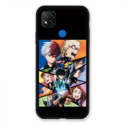 Coque Pour Xiaomi Redmi 9C Manga My Hero Academia Noir