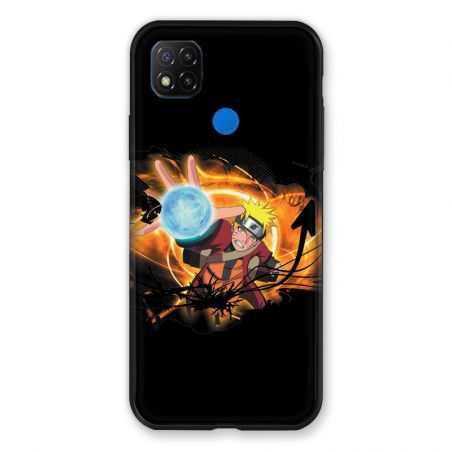 Coque Pour Xiaomi Redmi 9C Manga Naruto Noir