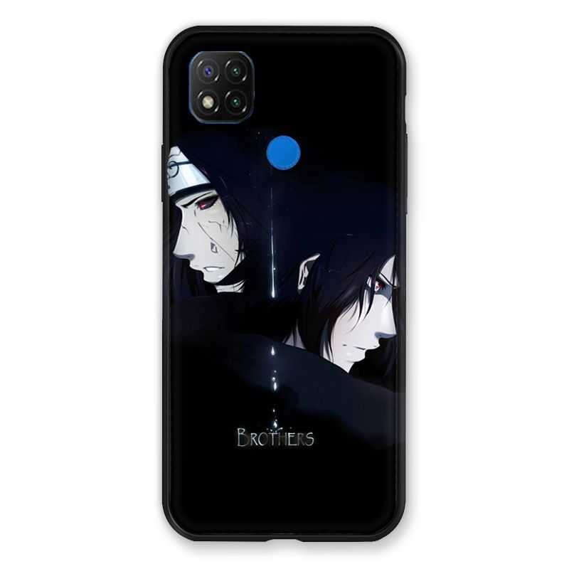 Coque Pour Xiaomi Redmi 9C Manga Naruto Sasuke Itachi