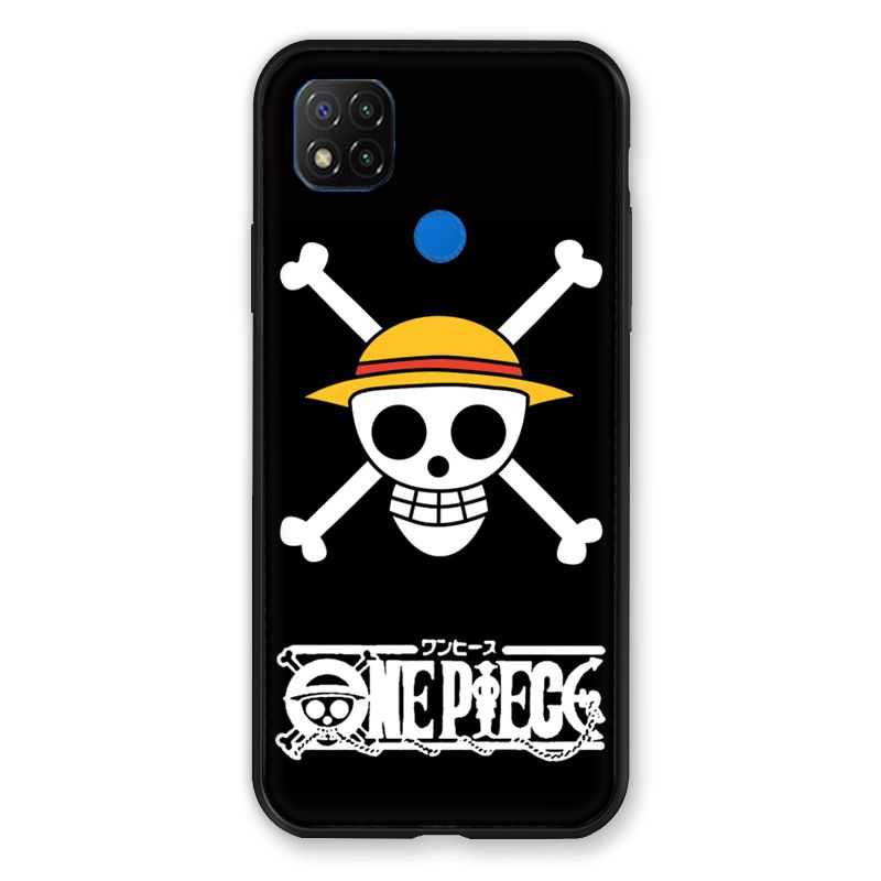 Coque Pour Xiaomi Redmi 9C Manga One Piece Tete de Mort