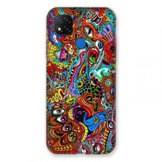 Coque Pour Xiaomi Redmi 9C Psychedelic Yeux
