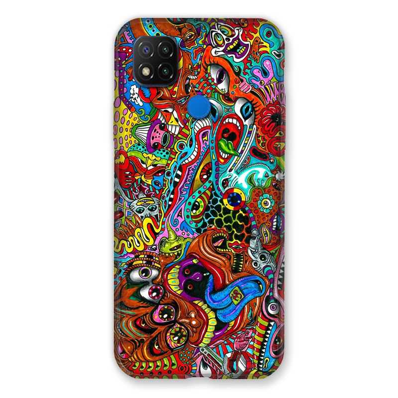 Coque Pour Xiaomi Redmi 9C Psychedelic Yeux