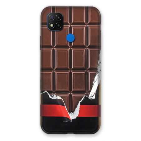 Coque Pour Xiaomi Redmi 9C Trompe Oeil Chocolat