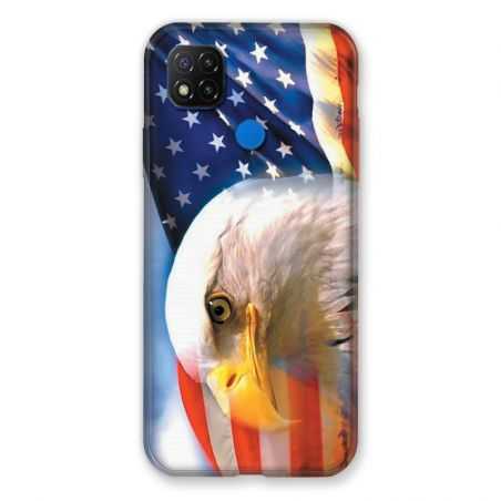 Coque Pour Xiaomi Redmi 9C Amerique USA Aigle