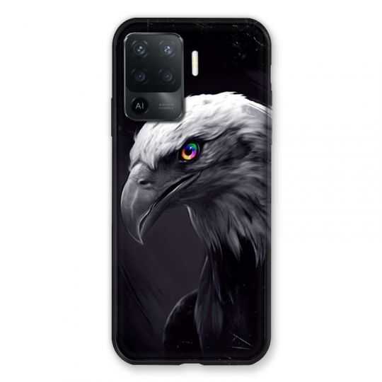 Coque Pour Oppo A94 5G Aigle Royal Noir