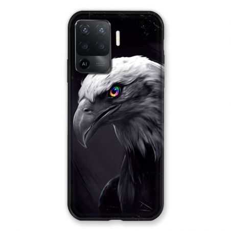 Coque Pour Oppo A94 5G Aigle Royal Noir