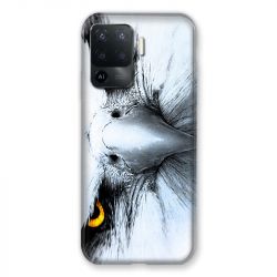 Coque Pour Oppo A94 5G Aigle Royal Blanc