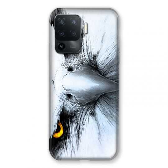 Coque Pour Oppo A94 5G Aigle Royal Blanc
