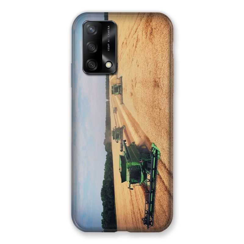 Coque Pour Oppo A54 5G / A74 5G Agriculture Moissonneuse