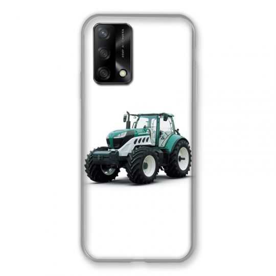 Coque Pour Oppo A54 5G / A74 5G Agriculture Tracteur Blanc