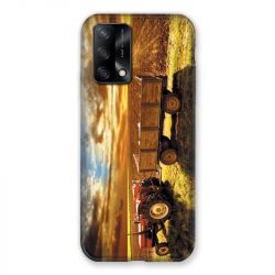 Coque Pour Oppo A54 5G / A74 5G Agriculture Tracteur Color
