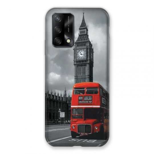 Coque Pour Oppo A54 5G / A74 5G Angleterre London Bus