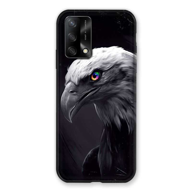 Coque Pour Oppo A54 5G / A74 5G Aigle Royal Noir