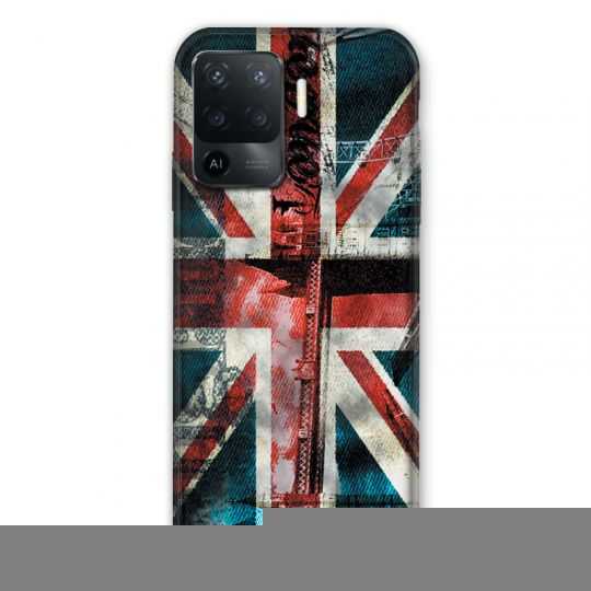 Coque Pour Oppo A94 5G Angleterre UK Jean's