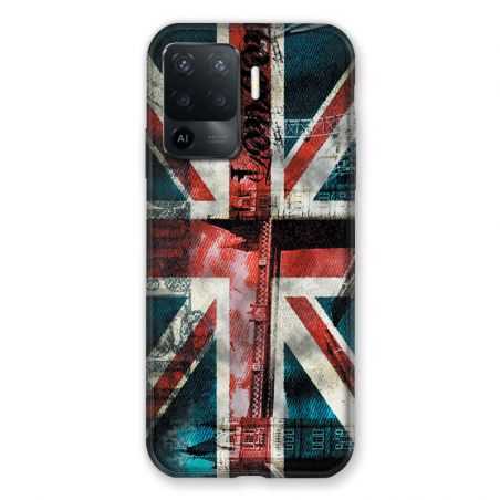 Coque Pour Oppo A94 5G Angleterre UK Jean's