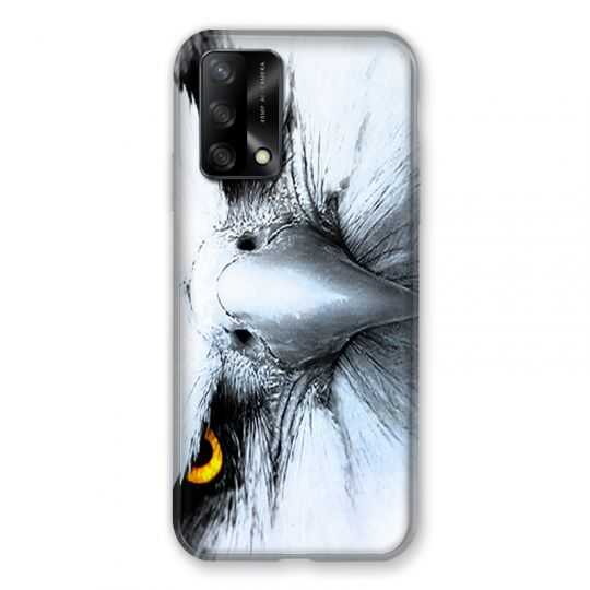 Coque Pour Oppo A54 5G / A74 5G Aigle Royal Blanc