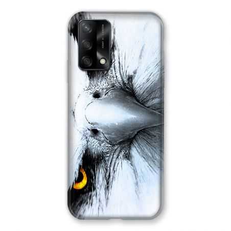 Coque Pour Oppo A54 5G / A74 5G Aigle Royal Blanc